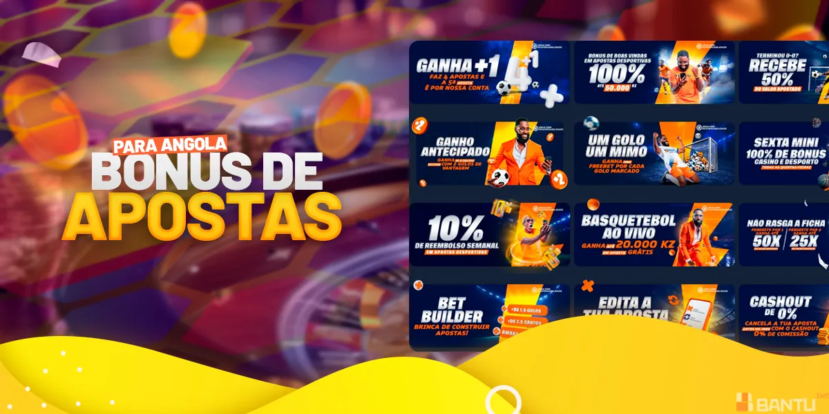 Bónus para apostar em diferentes desportos